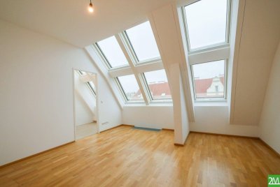 4-Zimmer-Dachgeschoßwohnung mit großer Terrasse und Fernblick nahe U6 Nußdorfer Straße