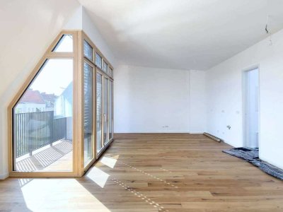 Neues 5-Zimmer-Dachgeschoss *2 Terrassen * Wärmepumpe / Aufzug