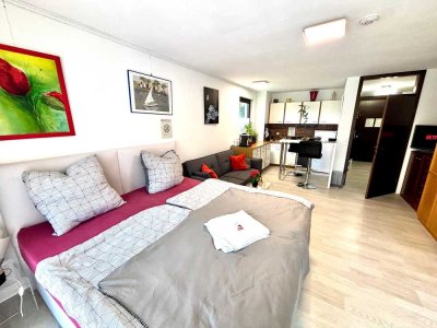 Möblierte 1,5-Zi.-Wohnung am Pegnitztal | Balkon, Internet, EBK