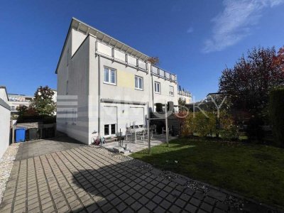 Doppelhaushälfte mit Garten u Dachterrasse zum Süden