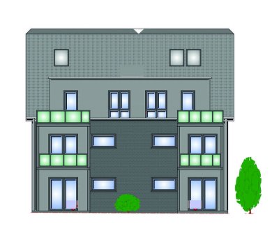 Neubau! Barrierefreie Wohnung m. Balkon in bevorzugter Lage in Oberhausen - Sterkrade WE3 neu