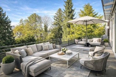 High-End-Living 3 Zimmer-Penthouse-Wohnung in Nymphenburg