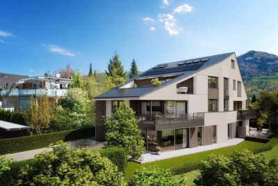 NEUBAUPROJEKT KAI37: Premiumlage Aigen - Loftartige 4-Zimmer Dachgeschosswohnung mit Galerie, Terrassen und Festungsblick
