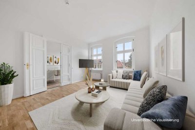 ***BEZUGSFREI: Frisch renovierte Altbauwohnung mit Balkon***