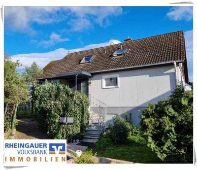 ** Rüdesheim-Presberg: Zweiparteienhaus mit Einliegerwohnung in ruhiger Lage **