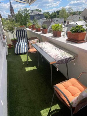 3-Zimmer-Whg. mit einzigartigem Balkon