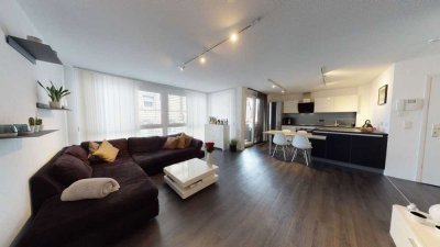 Komplett möblierte 2-Zimmer-Wohnung am Fuße des Killesbergs