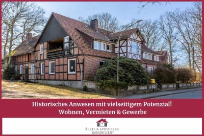 Historisches Anwesen mit vielseitigem Potenzial – Wohnen, Vermieten & Gewerbe!