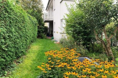 MÜNCHEN-UNTERMENZING! Ideale 2-Zimmer Wohnung mit Gartenanteil in gehobener ruhiger Wohngegend