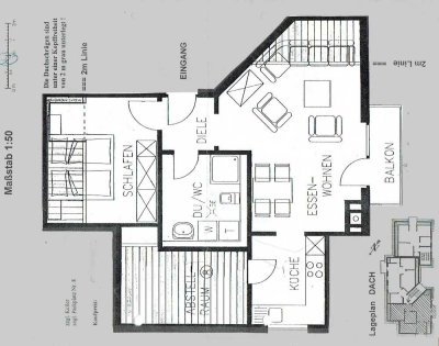 Gepflegte 2-Zimmer-Wohnung in ruhigem Mehrfamilienhaus