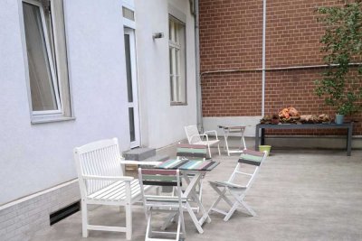 Bezugsfrei: Familienfreundliche Gartenwohnung mit Terrasse in gepflegtem Altbau von Berlin-Spandau