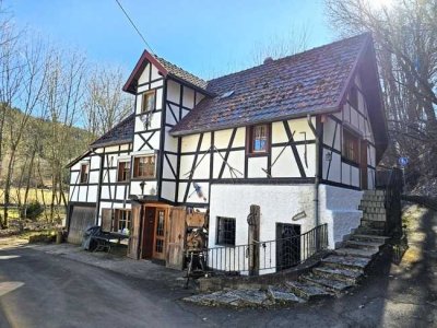 Besondere Immobilie! Ehemalige Wassermühle, ruhig gelegen am Rande von Hellenthal