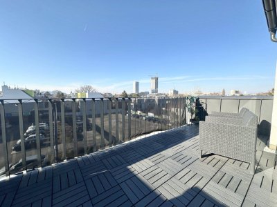 IHR NEUES EIGENHEIM!! Tolle 2 Zimmerwohnung + Dachterrasse nahe der Alten Donau! VOLL MÖBLIERT + Einbauküche &amp; Klimaanlage! U1 Alte Donau &amp; Kagran!!