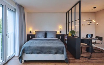 HAVENS LIVING: Kategorie Standard, 1,5 Zimmer vollmöbliertes Apartment Design TECH