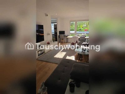 Tauschwohnung: Zentrale moderne 2Zi Wohnung mit Garten gegen 100qm 3Zi