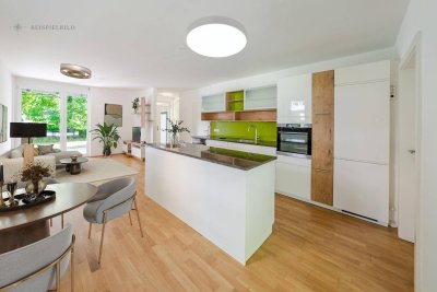 Exklusive Gartenwohnung in Toplage nahe LKH – Neubau mit zwei Terrassen &amp; Garagenplatz