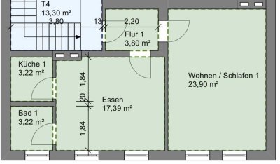Erstbezug nach Sanierung: freundliche 2-Zimmer-Wohnung mit Einbauküche in Duisburg