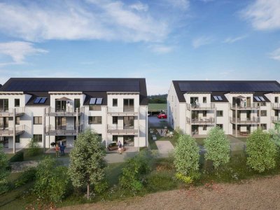 Nachhaltige 3-Zi.-Wohnung mit sonniger Terrasse und Garten – citynah in grüner Umgebung