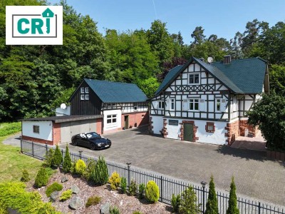VERSTECKTES JUWEL: EXKLUSIVE WALDVILLA MIT GäSTEHAUS- CR IMMOBILIEN PRÄSENTIERT!