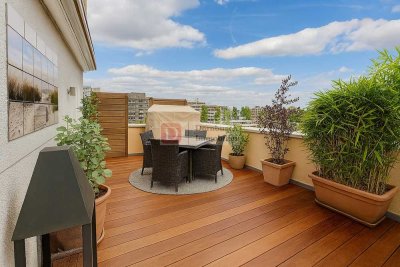 Top!! Exklusives Penthouse mit 5 Zimmern, Dachterrasse & Einbauküche – inkl. 2 Stellplätzen