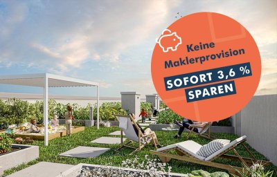 3-Zimmer Wohnung mit ruhigem Balkon - auf Wunsch mit eigenem Gartenbeet