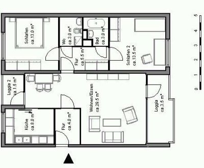 Im Herzen der Laatzen. Loggia, Keller