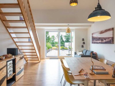 Exklusive Maisonette-Wohnung mit 40 m² Dachterrasse – Stilvolles Wohnen im Herzen von Dresden