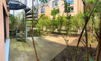 Wie im eigenen Haus: Tolle Maisonettewohnung: 5 1/2 Zimmer mit Terrasse
