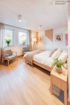 5,5-Zimmer-Eigentumswohnung mit 2 Balkonen, 2 TG-Stellplätzen, 10 Minuten zu Fuß in die Innenstadt