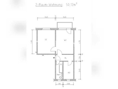 Tauschwohnung: 2-Raumwohnung mit Balkon
