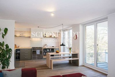 Voll möbliertes Penthouse in grüner Lage mit RIESIGER DACHTERRASSE!