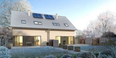 Moderne Doppelhaushälfte in Fichtelberg: Projektiert nach Ihren Wünschen