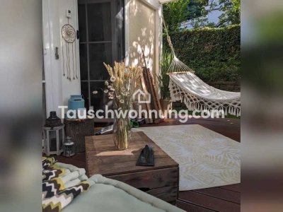 Tauschwohnung: Idyllische 3ZiWhg+gr Terrasse Bonn gg ähnl Prenzlberg Berlin