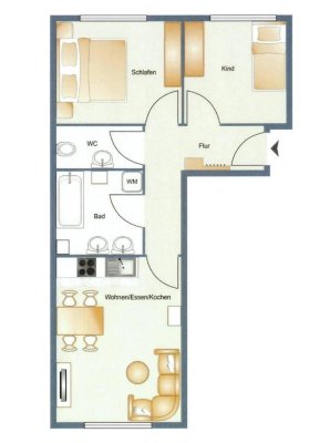 Moderne 3-Zimmer-Wohnung mit Karrenblick – provisionsfrei, auch als Zweitwohnsitz nutzbar