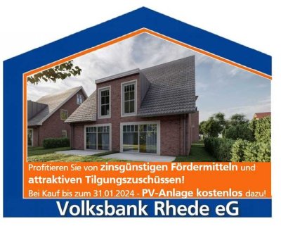 !!Letzte Chance!! Energieeffiziente Doppelhaushälfte in RhedeKrechting + zinsgünstiges KFW-Da