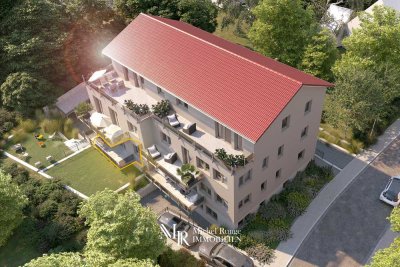 Energieeffiziente (A+) 4-Zimmer-Wohnung mit großem Balkon, Garage und Aufzug