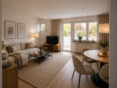 Solide Kapitalanlage in Hagen-Boelerheide: Renovierte 1-Zimmer-Wohnung mit Balkon