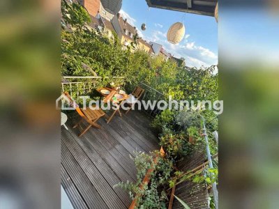 Tauschwohnung: Helle 2-Zimmer Wohnung in Ehrenfeld mit traumhaften Balkon