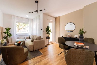 Moderne 2-Zimmer Wohnung mit Balkon und Arbeitsbereich