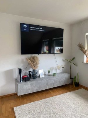 Helle 3-ZKB-Dachgeschosswohnung mit Dachterrasse, Loggia & Stellplatz in Maudach