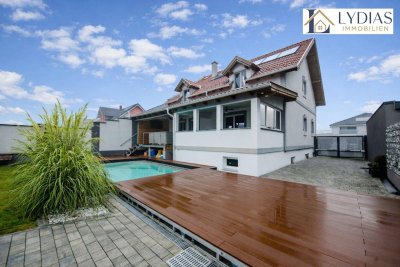 Traumhaftes und sehr gepflegtes Einfamilienhaus mit Pool und vielen Extras – Top Lage!