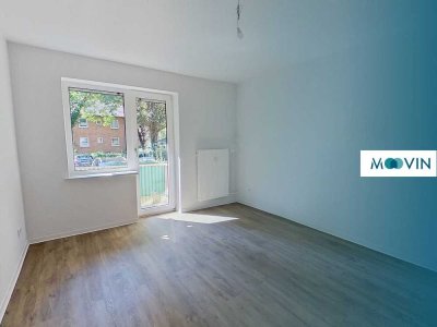 ** Renovierte 3-Zimmer-Erdgeschosswohnung mit BALKON **