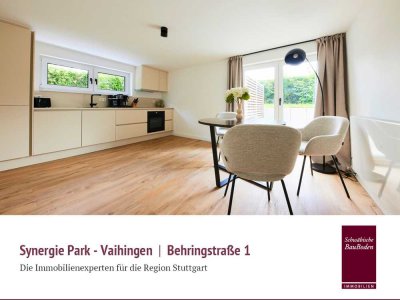 Stylisches 2-Zimmer-Studio, ca. 52 m², voll möbliert, mit Terrasse in Stuttgart-Rohr