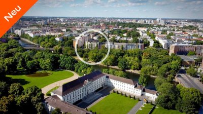 Panorama-Dachgeschoss mit Tiergarten/Schlossblick zum Selbstausbau in neuem Dach