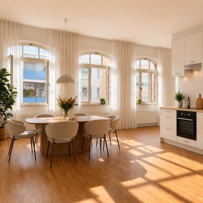 LOFT 3,5-Zimmer hohe helle sonnige Räume modern renoviert