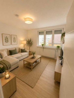 Erstbezug nach Kernsanierung - helle 3-Zimmer-Wohnung mit Balkon in der Weststadt