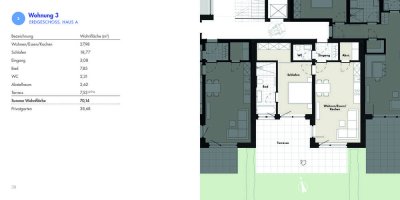 Neubau: 2-Zimmer-Wohnung in Zentrumslage
