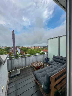 Traumhafte 2-Zimmer-Dachgeschosswohnung mit wunderschöner Balkon