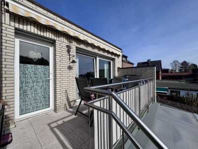 Moderne 2-Zimmer-Wohnung + Sonnen-Dachterrasse + Garage in Viersen..!