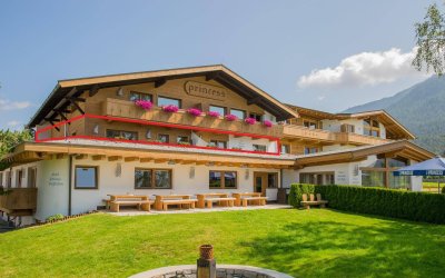 Vier Hotel-Apartments für touristische Nutzung mit in-house Innenpool, Wellness &amp; Fitness